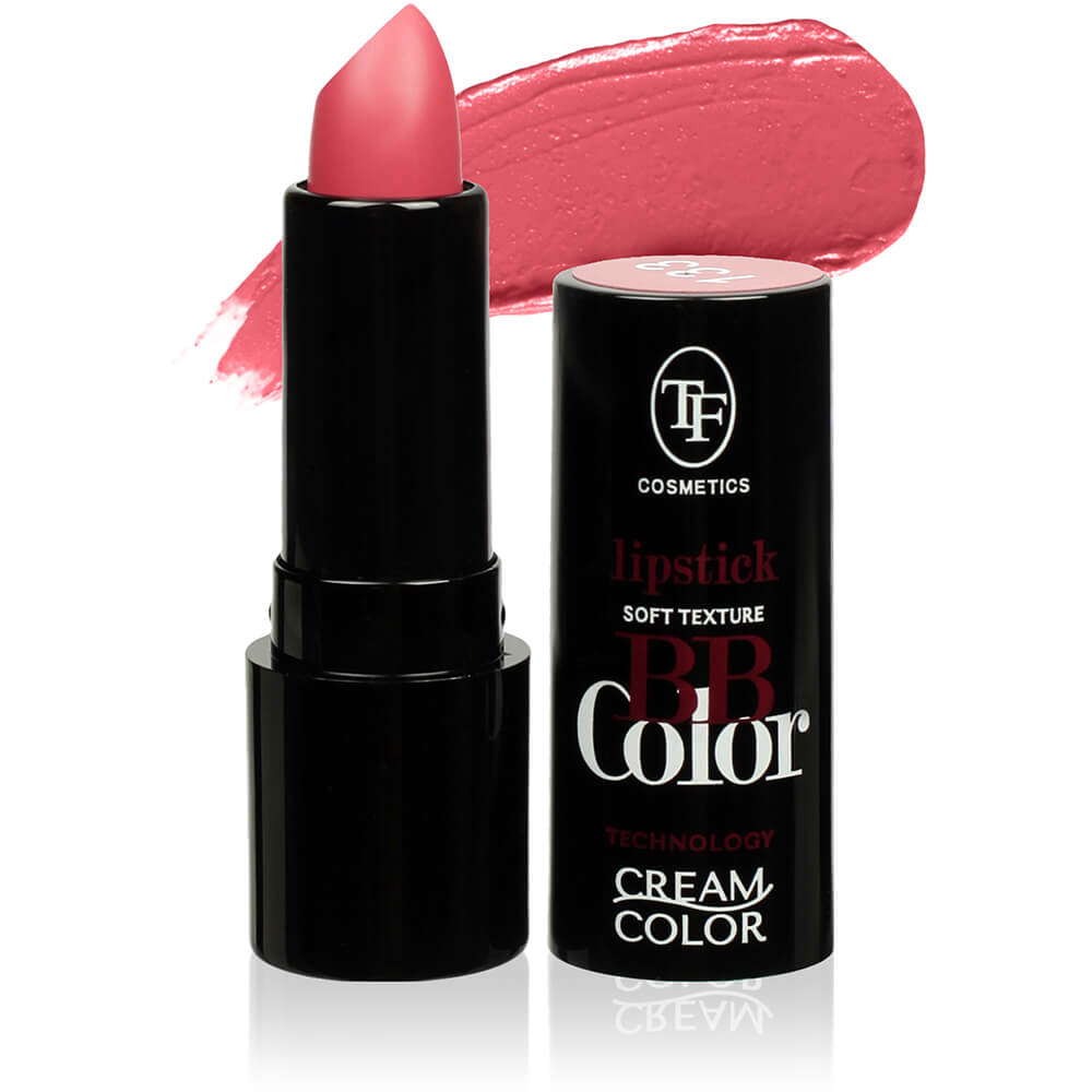 Помада для губ "BB Color Lipstick" Z-18-133C тон 133 кремовая "Кукольный розовый"