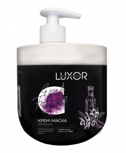 Крем-маска Luxor Professional Sulfate&Paraben Free 1000мл для приданания блеска сухим волосам с дозатором