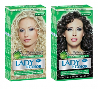  Химическая завивка для волос PRESTIGE Lady In Color Pro Нормальной фиксации 