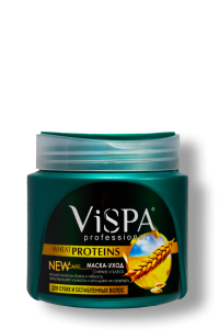Бальзам-маска VISPA  для волос 500мл С протеином пшеницы