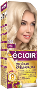 Краска для волос_ECLAIR OMEGA-9 10.0 Блондин (краска 50, окислитель 50,маска 30, перчатки) 