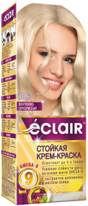 Краска для волос ECLAIR OMEGA-9 10.6 Жемчужно-серебристый (краска 50, окислитель 50,маска 30, перчатки)