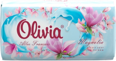 Мыло туалетное твердое ALVIERO Olivia Allee Francais Магнолия , 90гр 