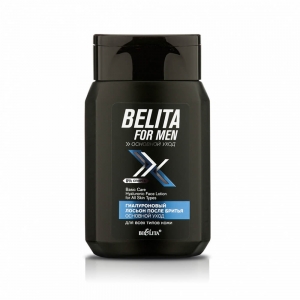 BELITA FOR MEN Основной уход  Лосьон после бритья гиалуроновый для всех типов кожи, 150мл