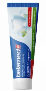 Зубная паста  МОДУМ BELAMED Защита от кариеса с фтором и ксилитом, 135 г 