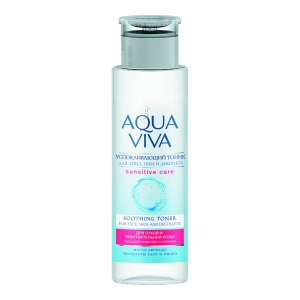 Тоник для лица Agua Viva Успокаивающий для сухой и чувствительной кожи, 200мл 