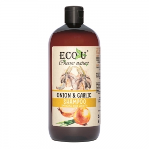 Onion&Garlic Шампунь для улучшения роста волос лук и чеснок, 500мл