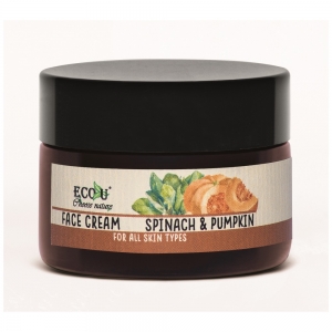 Pumpkin&Spinach Крем для лица для всех типов кожи тыква и шпинат, 30мл