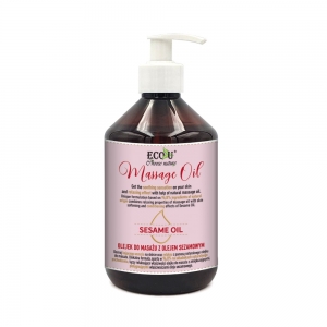 Массажное масло для тела ECOU Massage Oil с кунжутным маслом, 500мл