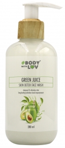 Средство для умывания BODYWITHLUV Green juice, 200 мл 