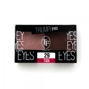 TF тени д/век "Triumph Eyes" ТЕ-33-29C 2-цв. тон 29 "пыльный розовый и шоколад"