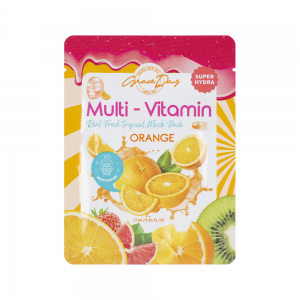 Тканевая маска для лица Grace Day Multi-Vitamin с экстрактом апельсина, 27мл 