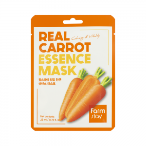 Тканевая маска для лица FarmStay с экстрактом моркови, 27мл 